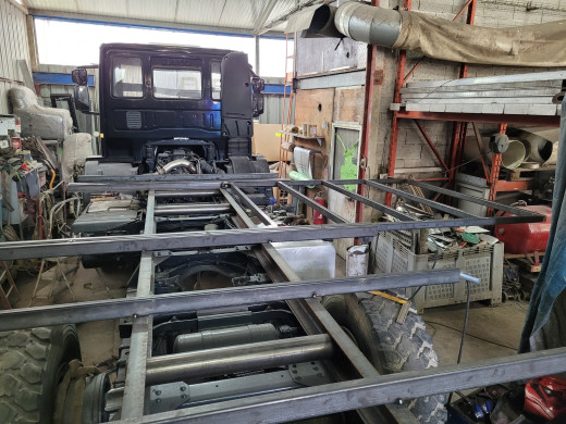 Ouverture de la terrasse (2,10mx1,60m)