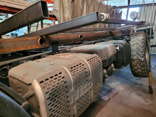 Comportement du faux châssis lors d'une simulation d'un croisement de pont