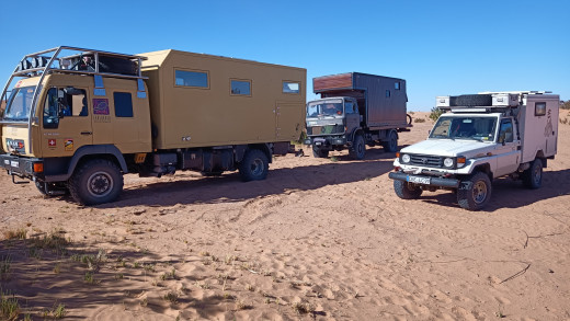 Bivouac avec des Suisses Allemands
