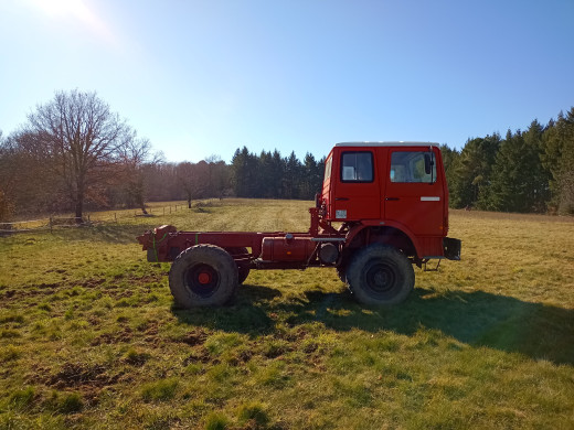 Le camion châssis nu lors de l'achat en sept 2009