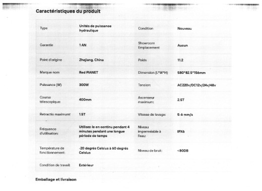 Caractéristiques 3