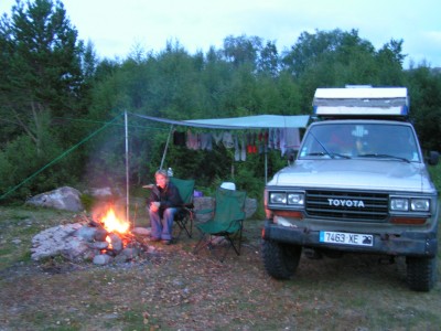 un petit aperçu d'un bivouac