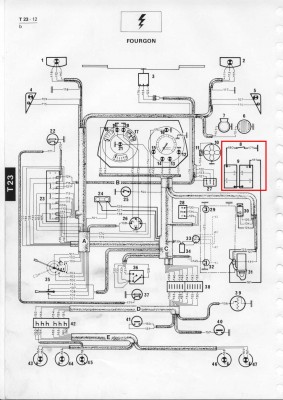 électricité fourgon saviem