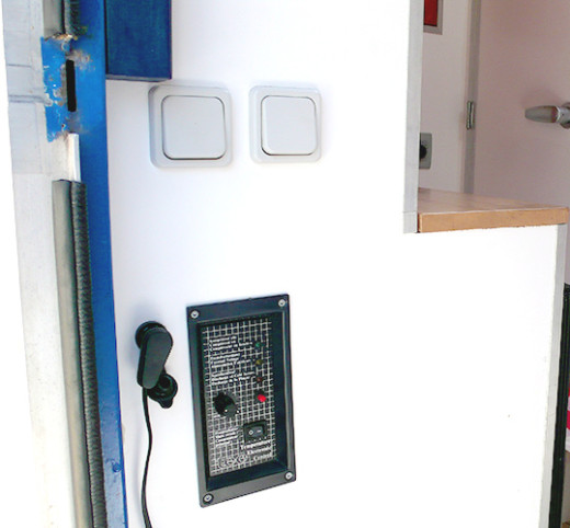 La panneau de contrôle du frigo...