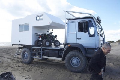 Le MAN en vrai et en condition sable à Beauduc