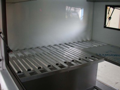 sommier en position banquette