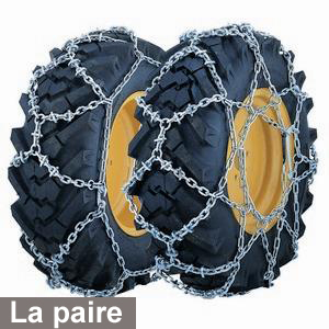 Chaîne neige spécial pour les engins de déneigement de faible puissance<br />Bonne performance à la traction et au freinage grâce au profil hexagonale de la chaîne neige<br />Barre de renfort horizontale soudée au maillon carré<br />Verrouillage par levier sécurisé et crochets robustes<br />Pour une utilisation en déneigement, tout terrain et travaux publics, dans la boue, sur la neige ou sur la glace