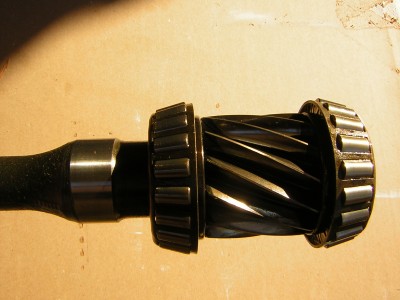 le même en gros plan avec la portée du joint-spi....