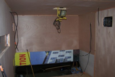 intérieur arriere le bas est encore a finir