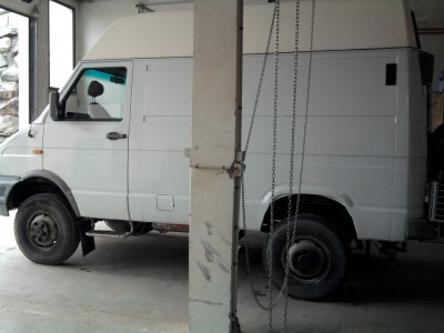 L'iveco dans son nouveaux chez lui