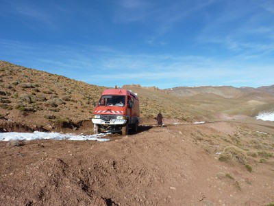 A 2700 m ça ne passe plus, il ne restait plus que 5 kms à faire pour passer le col à 3000 m