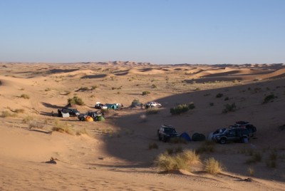 le premier bivouac