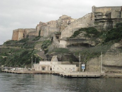 Au départ de Bonifacio.