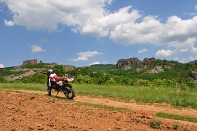 promenade en mobilette