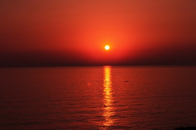 une autre du lever de soleil de ce matin