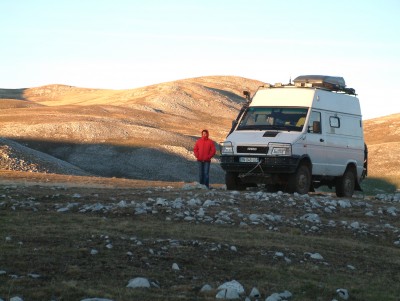 Ma petite femme, mon Iveco, des étendues sauvages... Tout ce que j'aime!!