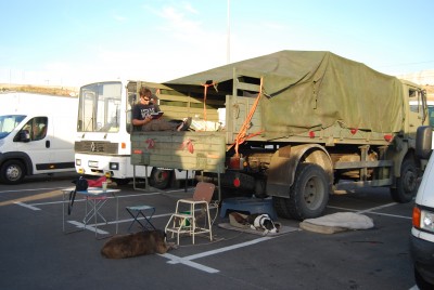 bloqués pendant 3 jours à Tanger me(r)d car nous sommes en cam plateau!!!