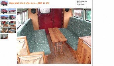 aménagement du carré arrière