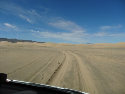 Traversée de la dune de Kongorin Els (Gobi)