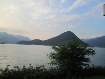 lac d'iseo depuis notre bivouac