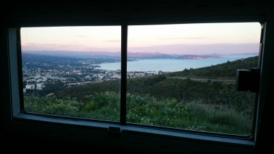 Route des crêtes, entre La Ciotat et Cassis.<br />Magnifique vue sur la baie de La Ciotat !