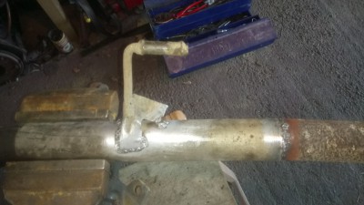 Soudage d'un support pour silentbloc emprunté d'un Espace.