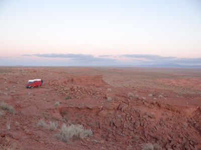 Bivouac au dessus du Chott Tigrit