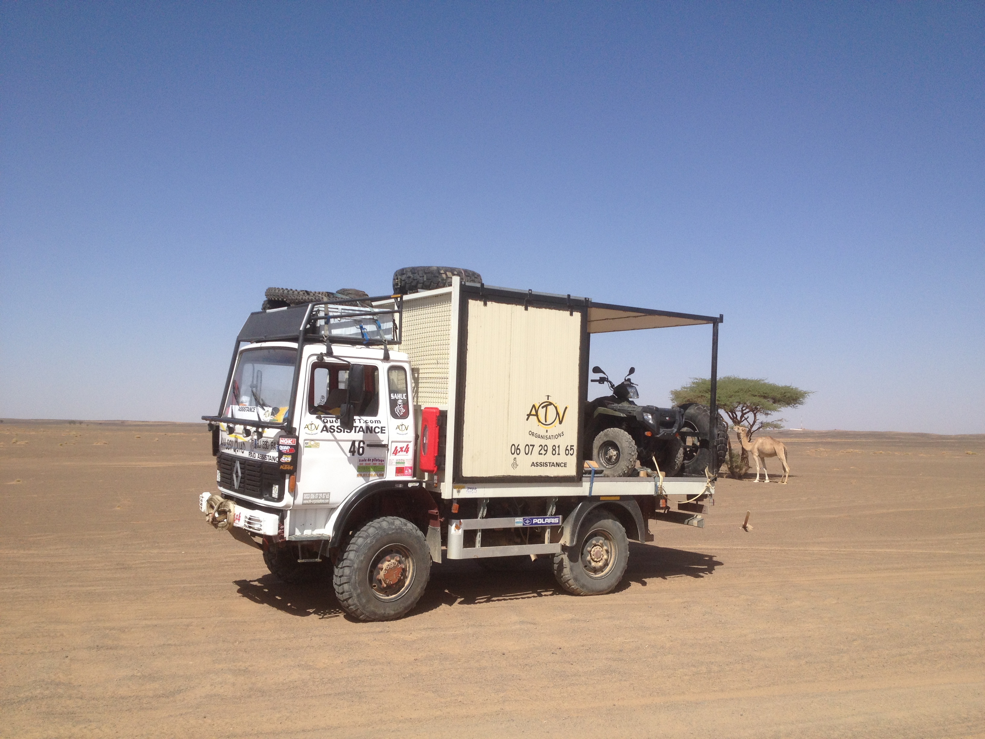 Mon Renault 75/130 au Maroc