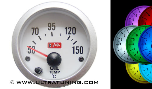 Mon mano de T° huile, ça jette moins, mais on peut choisir la couleur du fond, quand même!<br />Diamètre mano: 52mm.