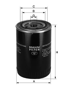 Diam: 93mm / H: 170mm contre diam: 108mm / H: 140mm pour l'IVECO