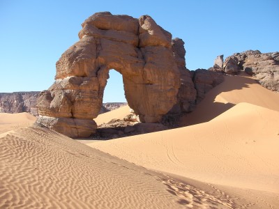 La fameuse arche de l'Akakus.