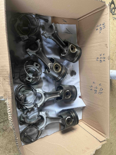 Remontage des bielles avec segments neufs