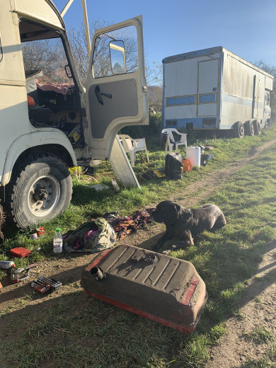 le réservoir avant nettoyage